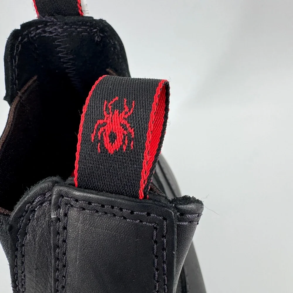 Redback USBBK Bobcat Black Leather Steel Toe Chelsea Work Boots Mens 15 US 14 AU